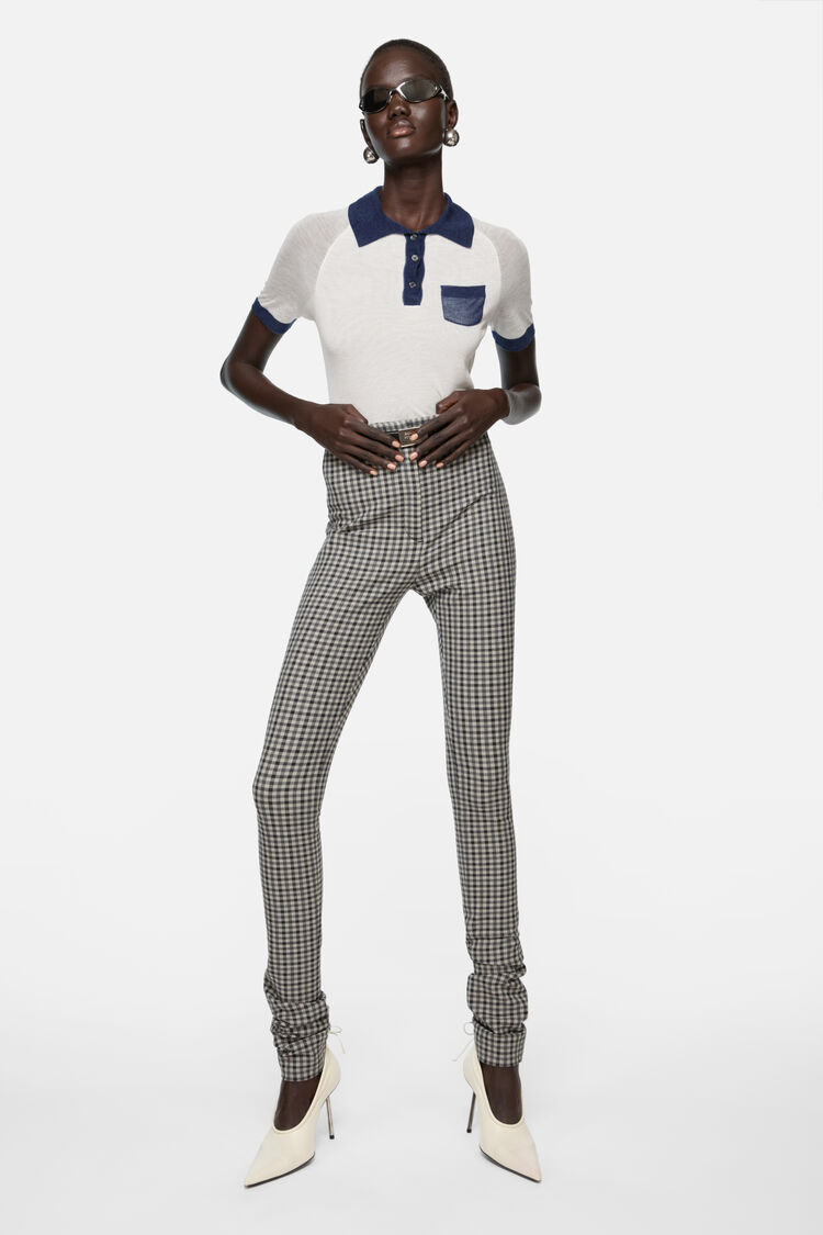 FN-WN-KNIT000855, ホワイト/ネイビー