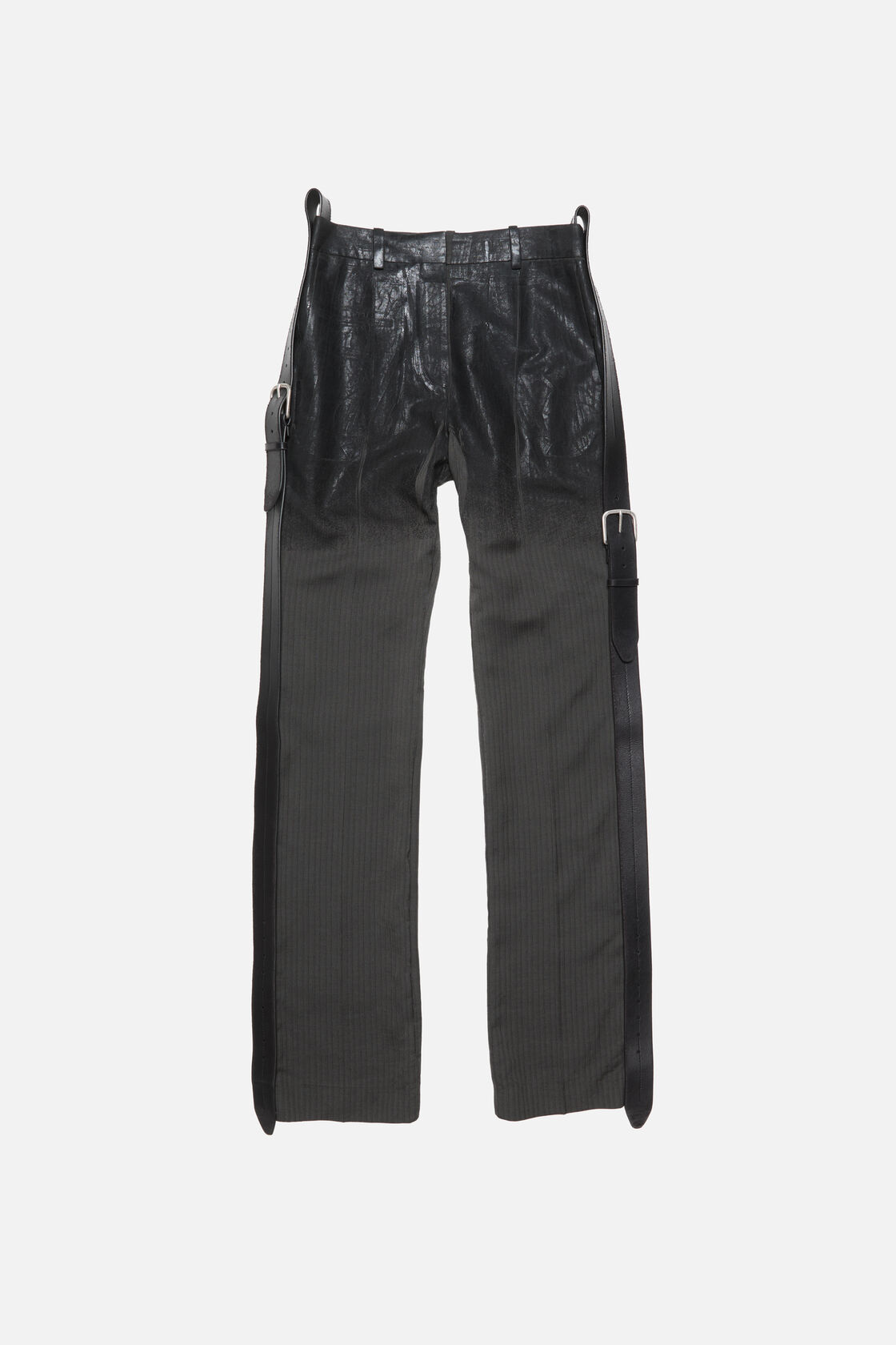 精裁漸層效果長褲, 混灰色, 2000x