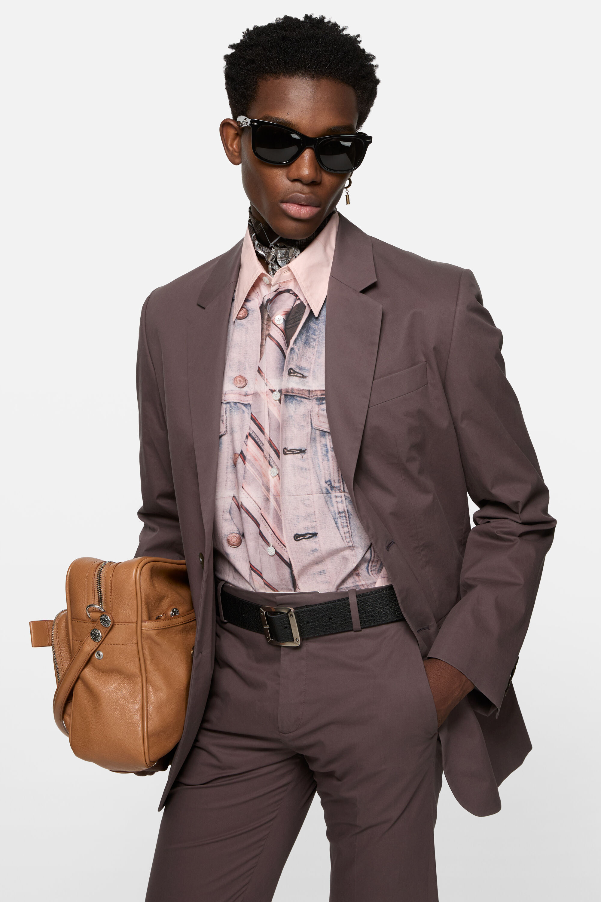 Acne Studios - Single-breasted suit jacket - Faded purple
