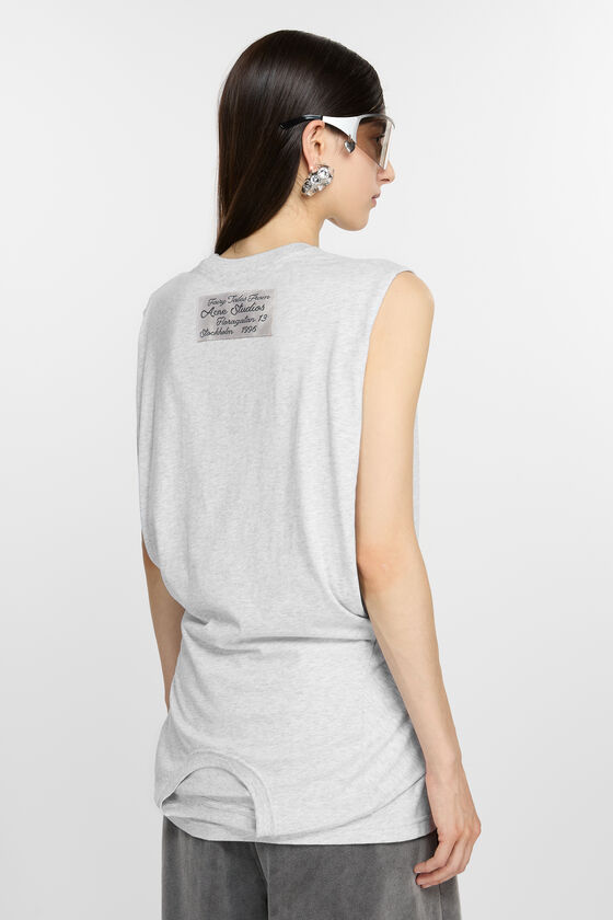 Acne Studios - レイヤードTシャツ - グレーメランジ