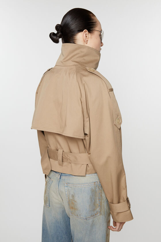 Acne Studios - Double-breasted trench jacket - Cold beige
