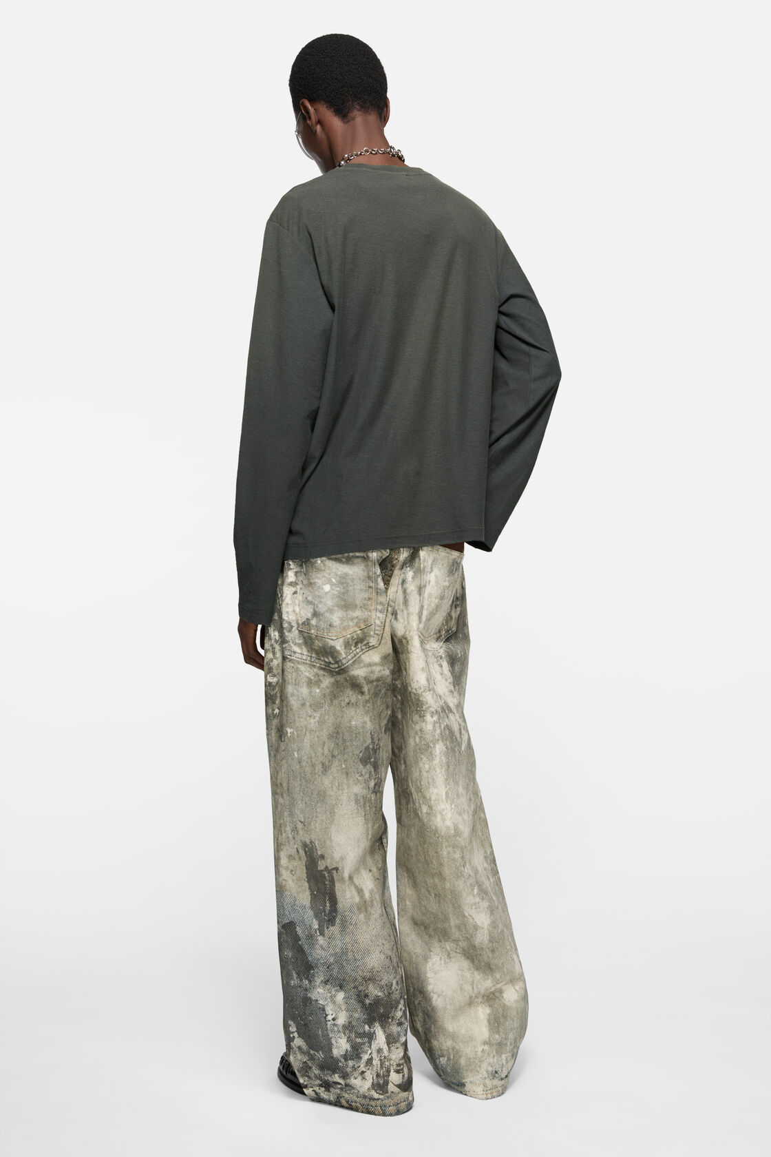 Logo t-shirt - Relaxed fit, Faded black, 2000x