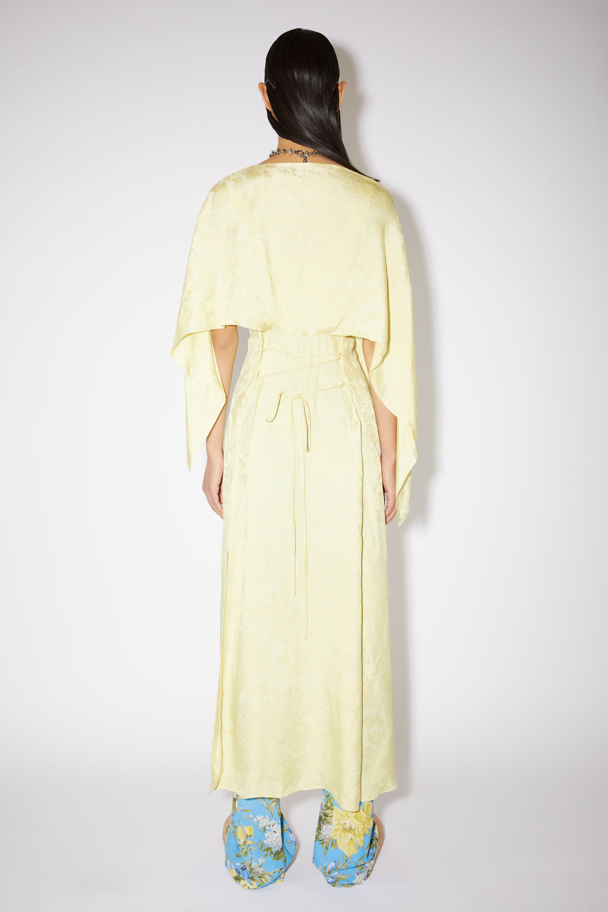 Womens Dresses Acne Studios Dresses Acne Studios Synthetic Layered Dress in Pale Yellow - Save 2% Natural 