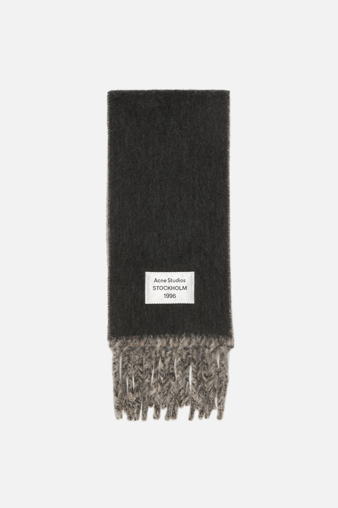 Bicolour Alpaca Scarf, Beige/grey, 2000x