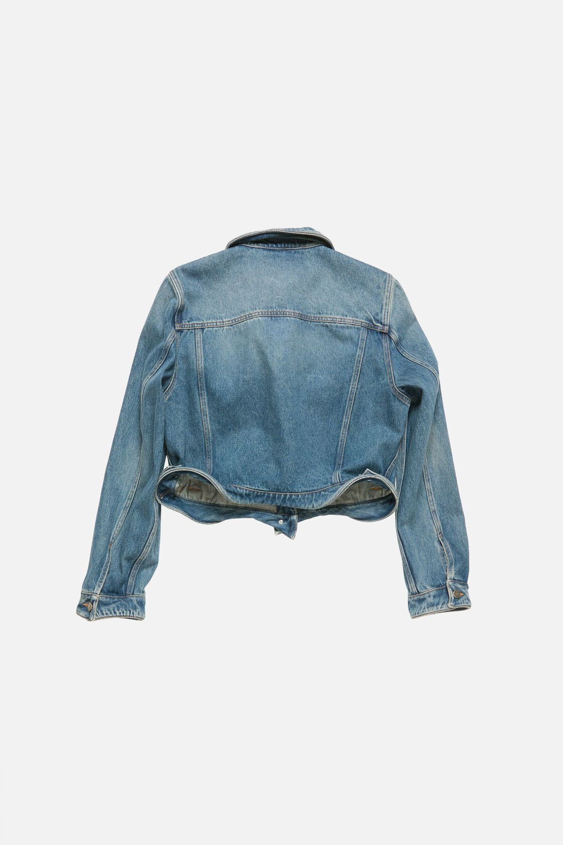 Wavy denim jacket, Mid blue, 2000x