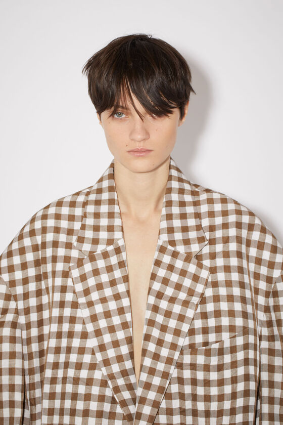 Acne Studios - シングルブレストジャケット - ブラウン