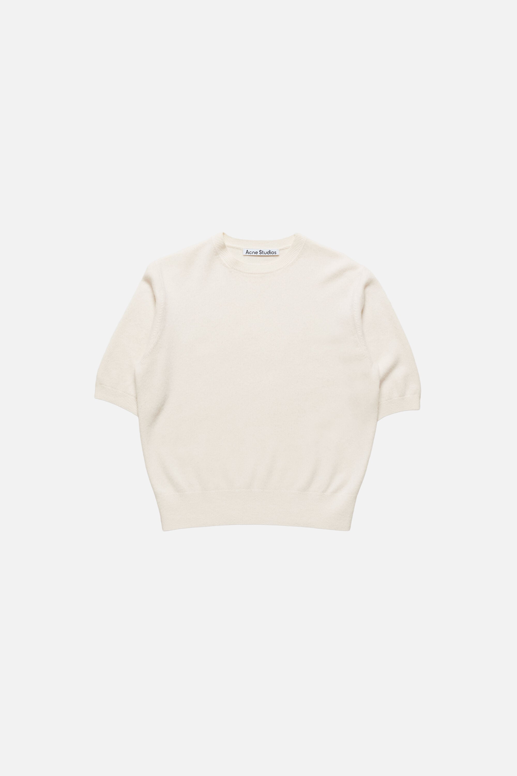 Acne Studios - Cashmere logo knit - White