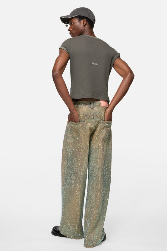 Acne Studios - Tシャツ - フィットデザインユニセックスフィット 