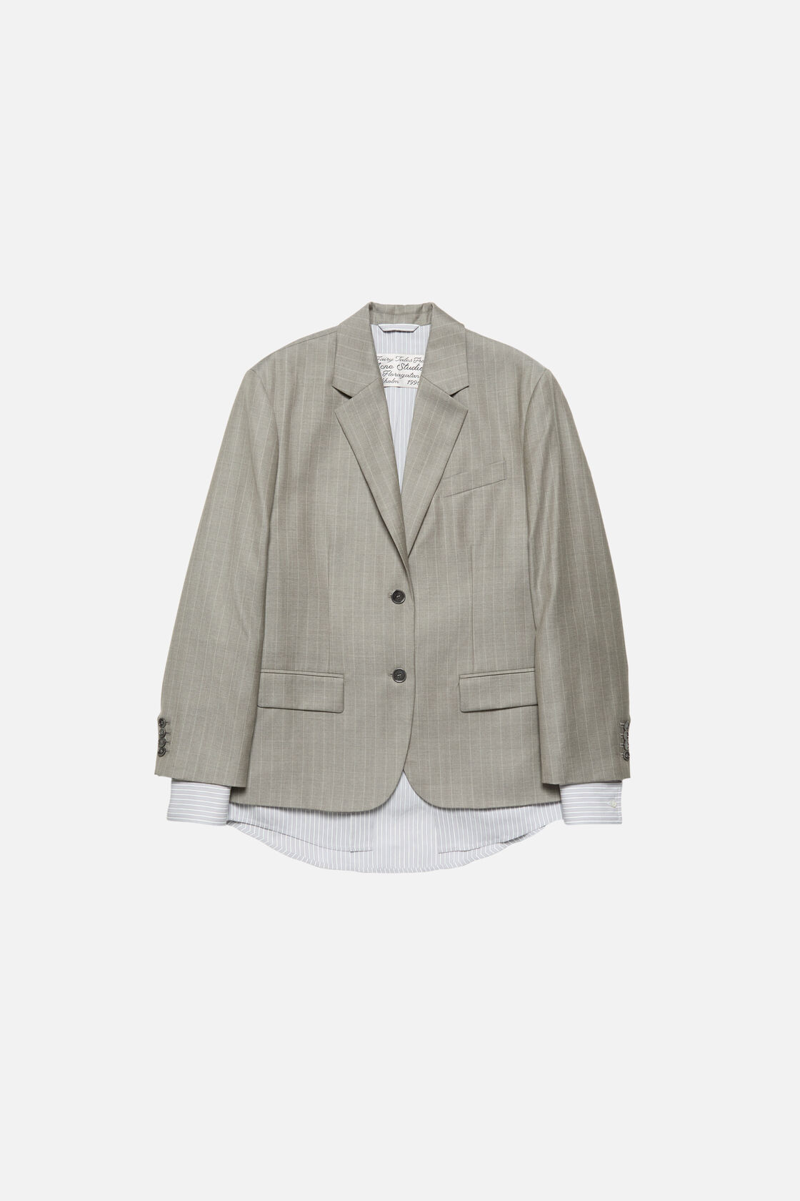 Layered suit jacket, Warm Grey, 2000x