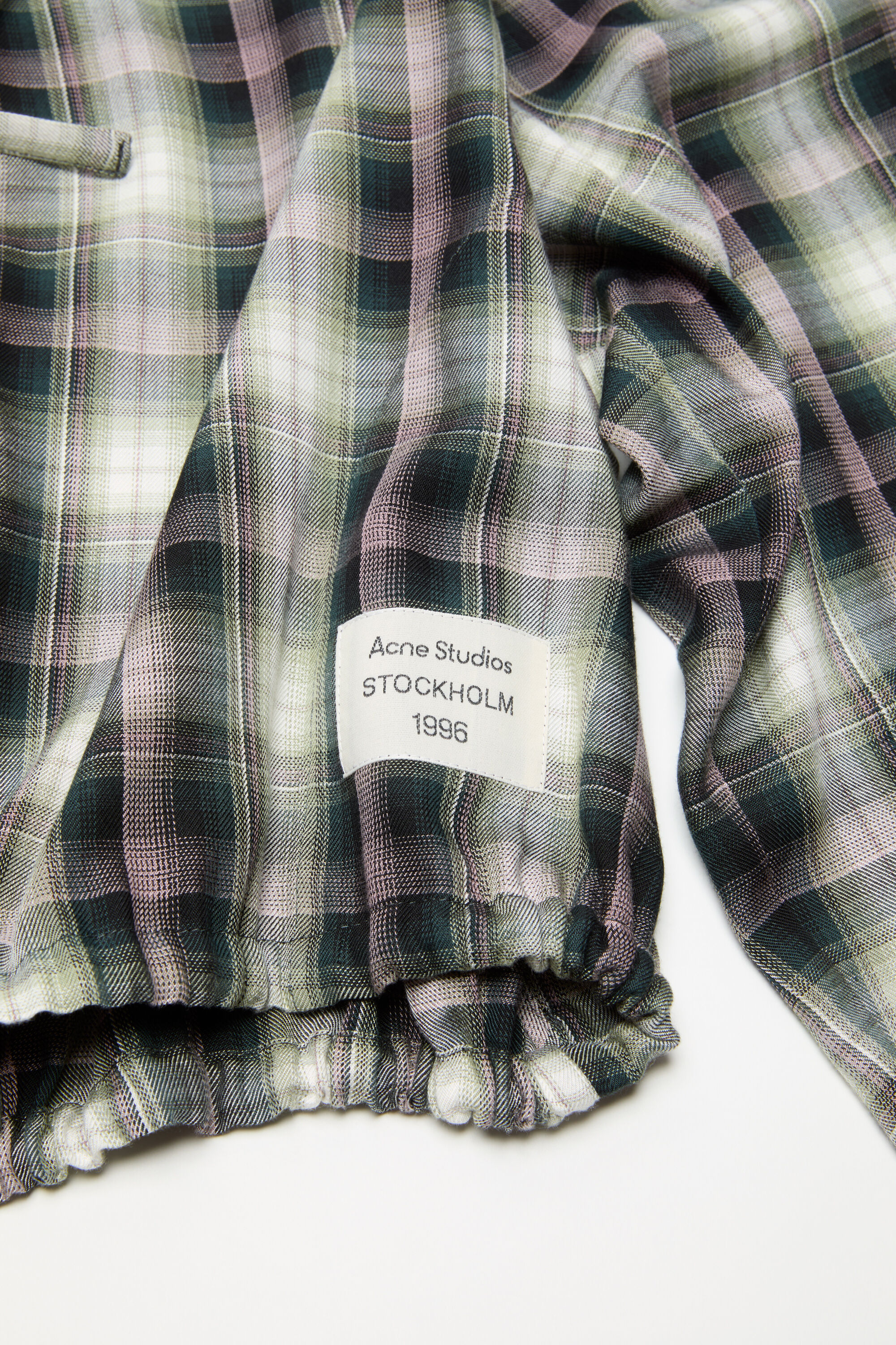 Acne Studios フード付きオーバーシャツ Acne Studios - Hooded overshirt - Black/green