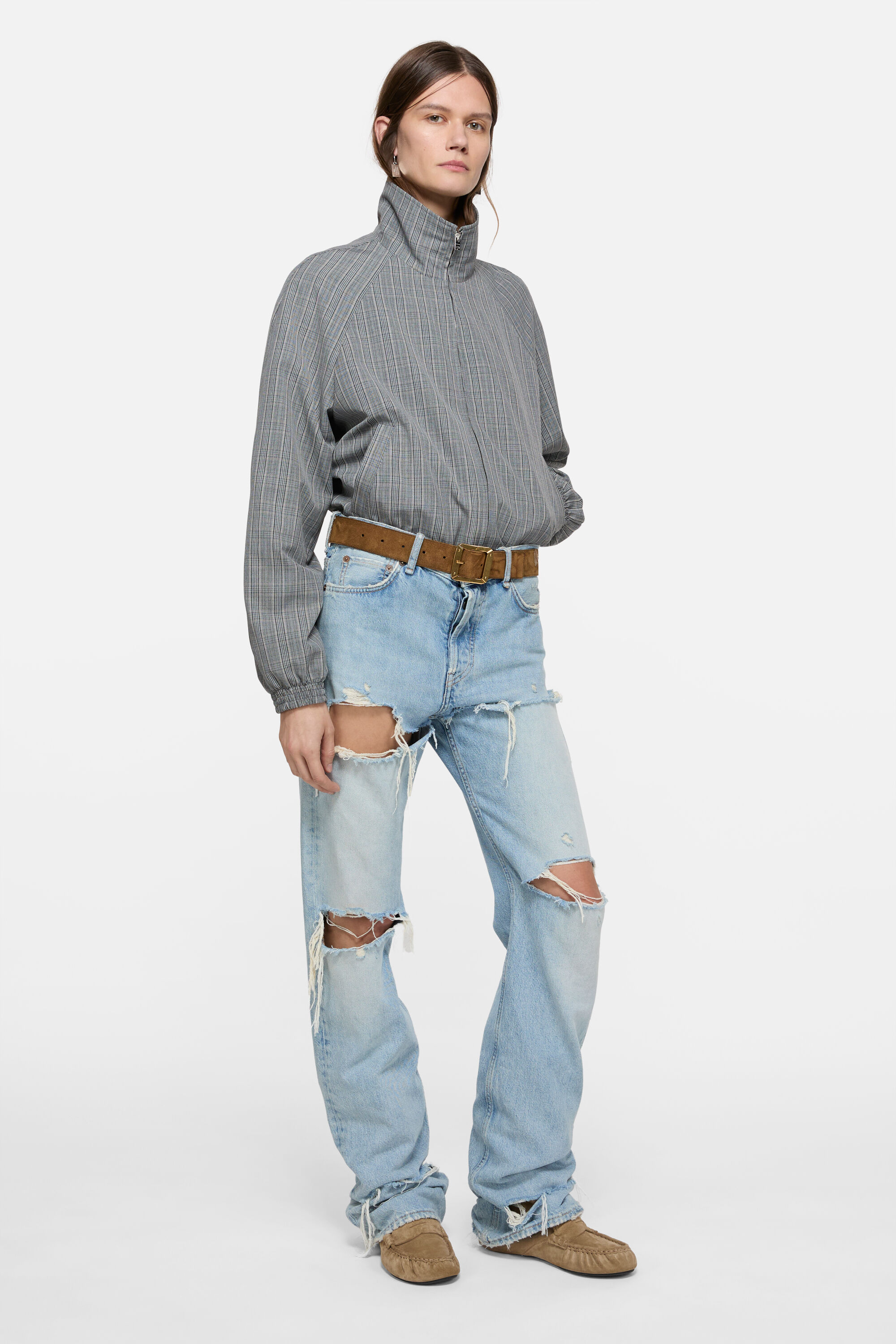 【新品】anuke Backopen Check Tops anuke（アンヌーク） SALE30%OFF anuke 2025SpringSummer トップス