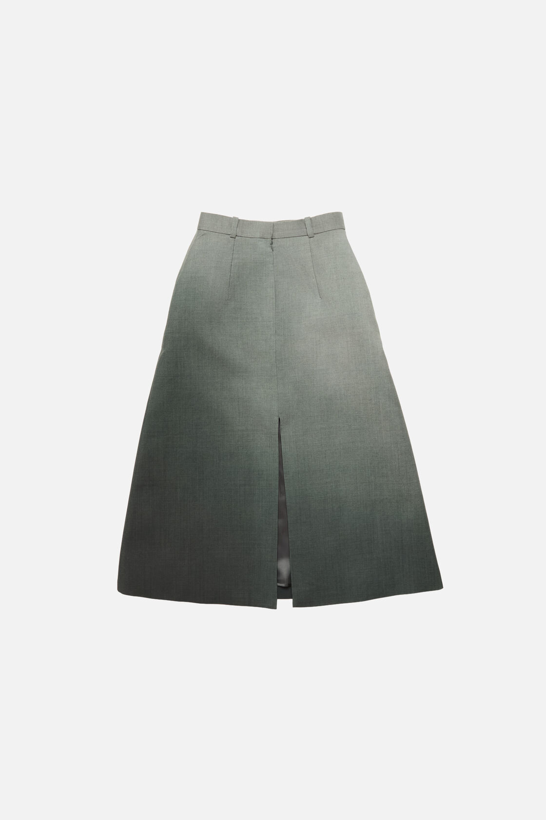 Printed wool skirt, Black/white, 2000x