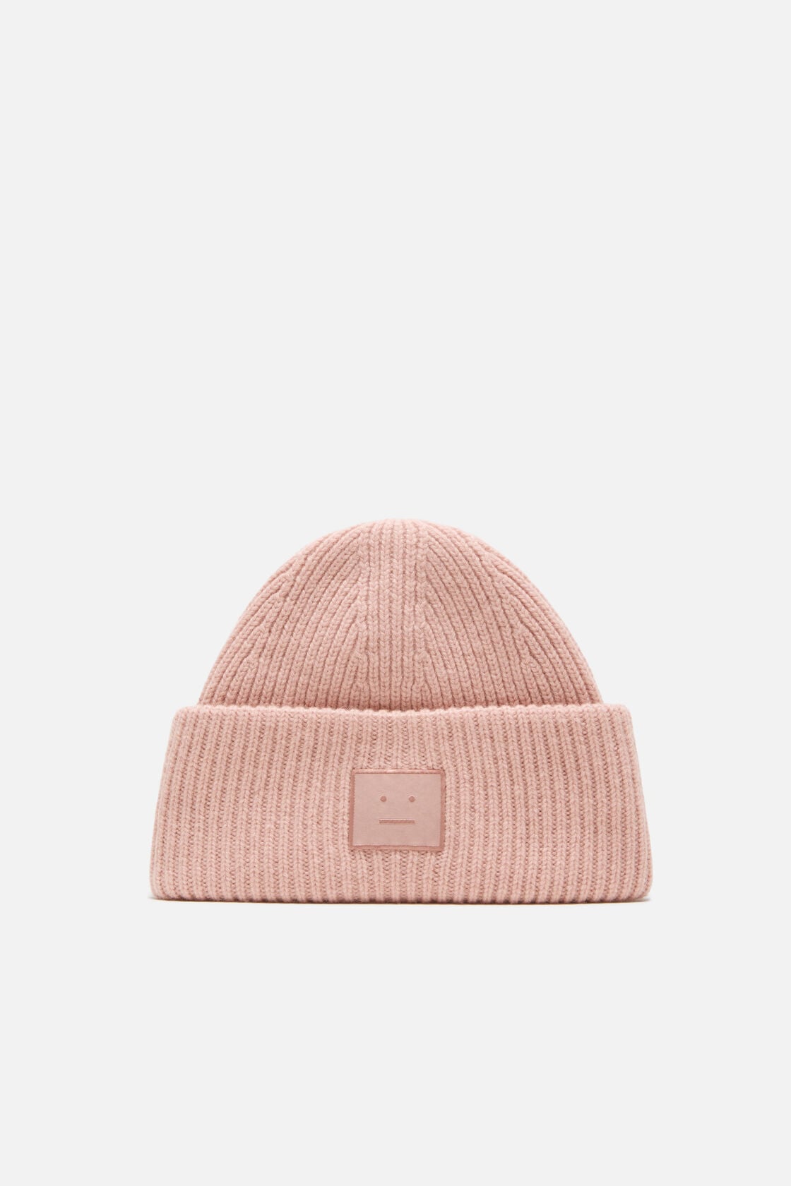 Face logo beanie - Yak, Dirty pink, 2000x