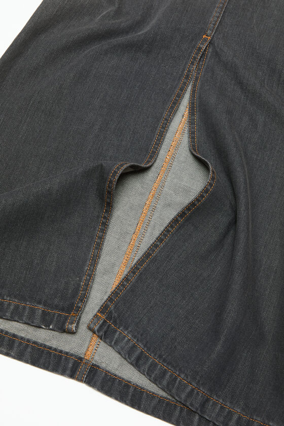 Acne Studios - ミッドレングス デニムスカート - ブラック 