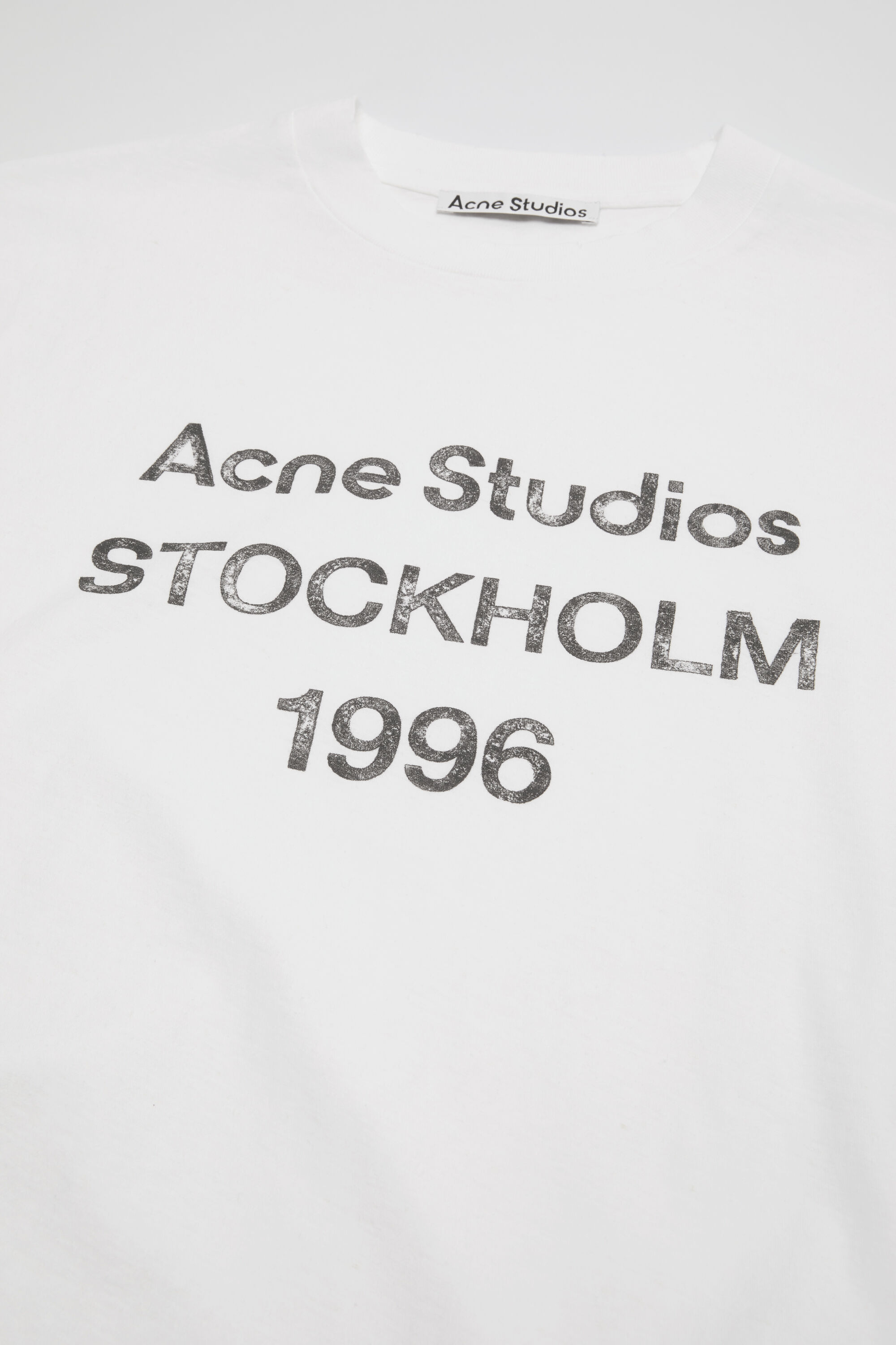 Acne Studios - Sprayed 1996 logo t-shirt - Off white