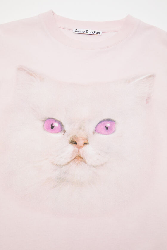 Acne Studios - プリントTシャツ - リラックスフィット - ソフトピンク