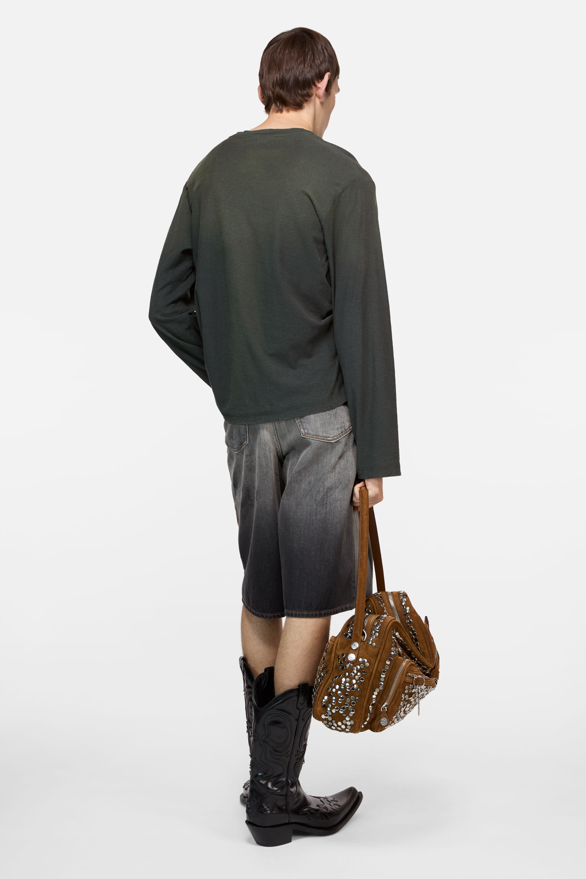 Acne Studios - ロゴTシャツ - リラックスフィット - フェイデッドブラック