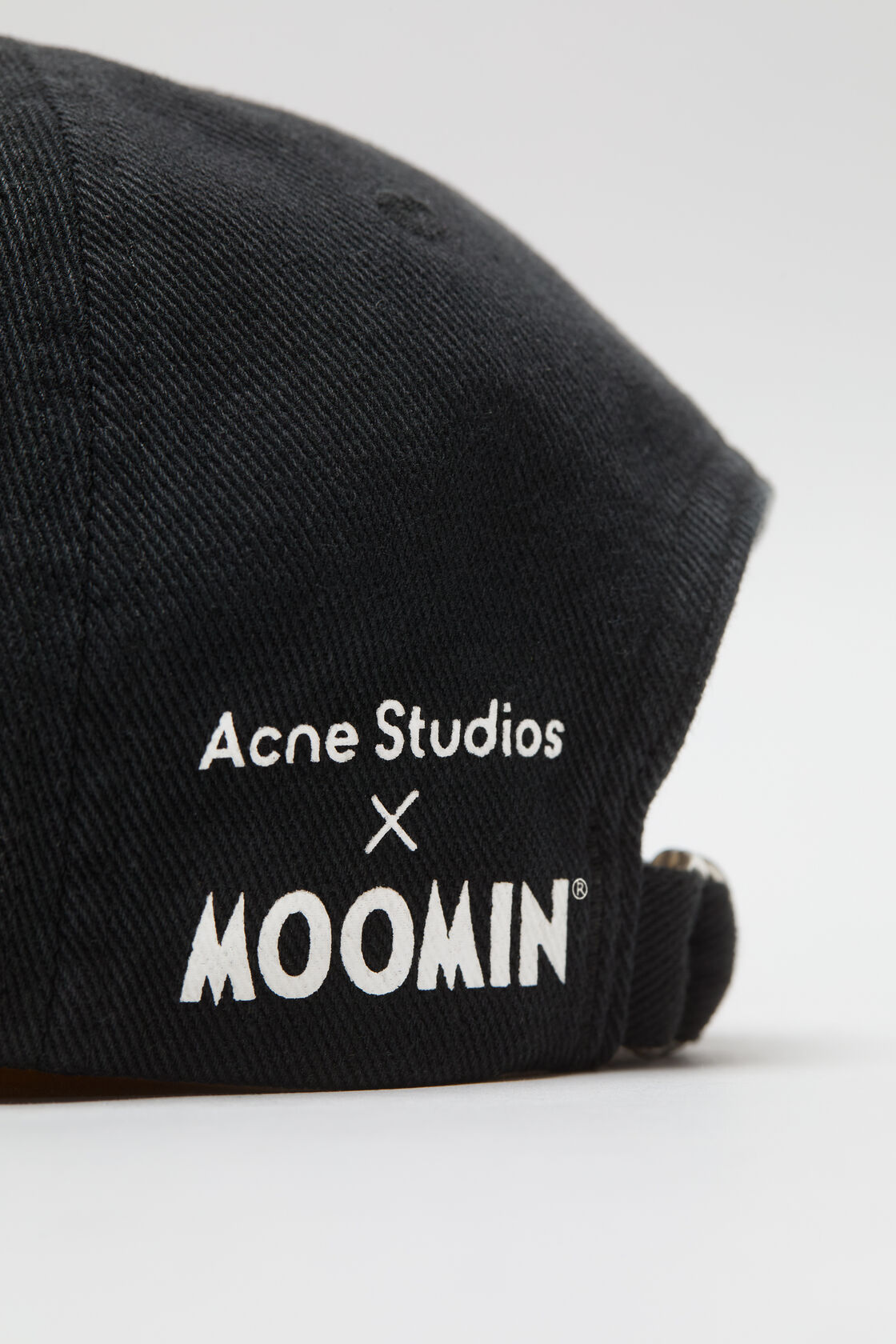 Acne Studios x Moomin 棒球帽, 黑色, 2000x