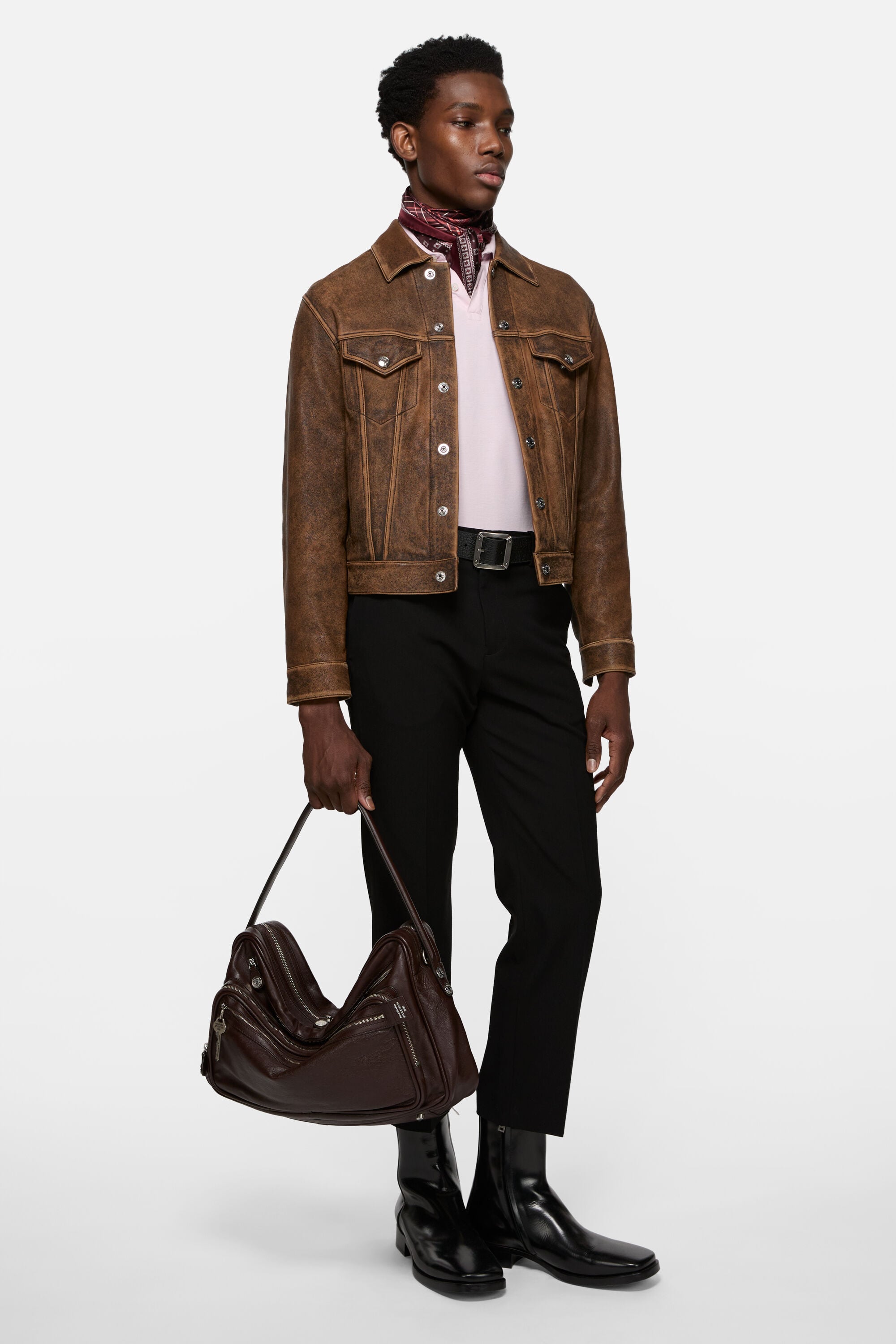 Acne Studios - Camero Camera Shoulder Bag - Chocolate brown