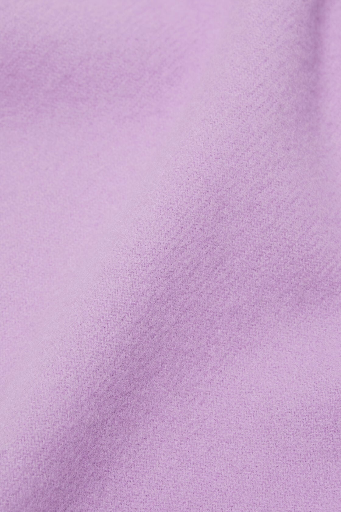 Fringe wool scarf - skinny, Lilac, 2000x