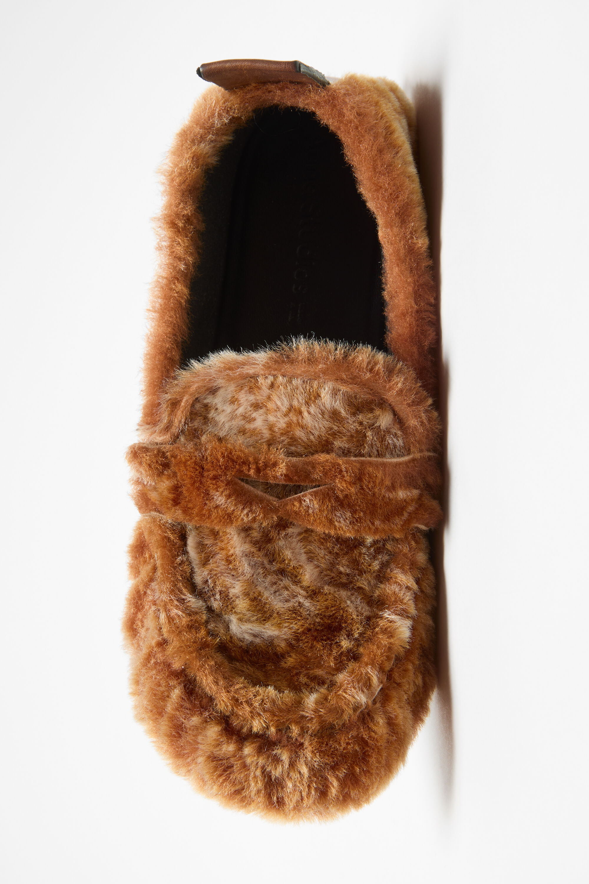 Acne Studios - Shearling loafer - Orange Multi