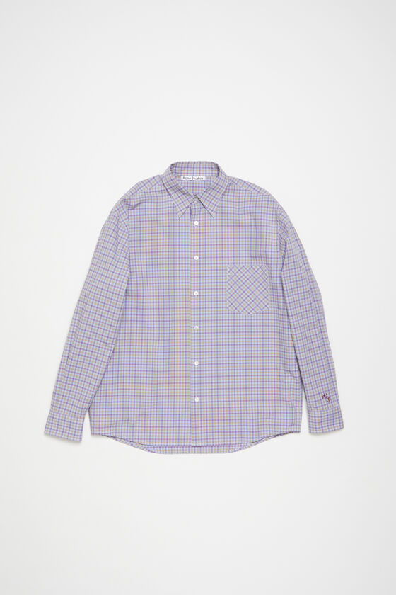 Acne Studios - Button-up shirt - Cornflower blue/yellow