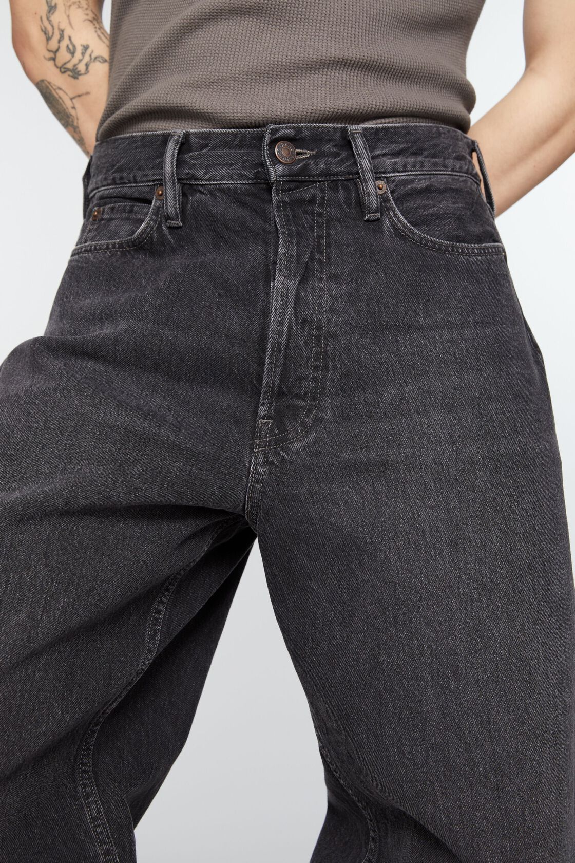 Loose fit jeans - 1981M, Black, 2000x