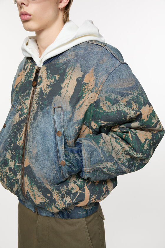 Acne Studios - デニムボンバージャケット - ブラウン