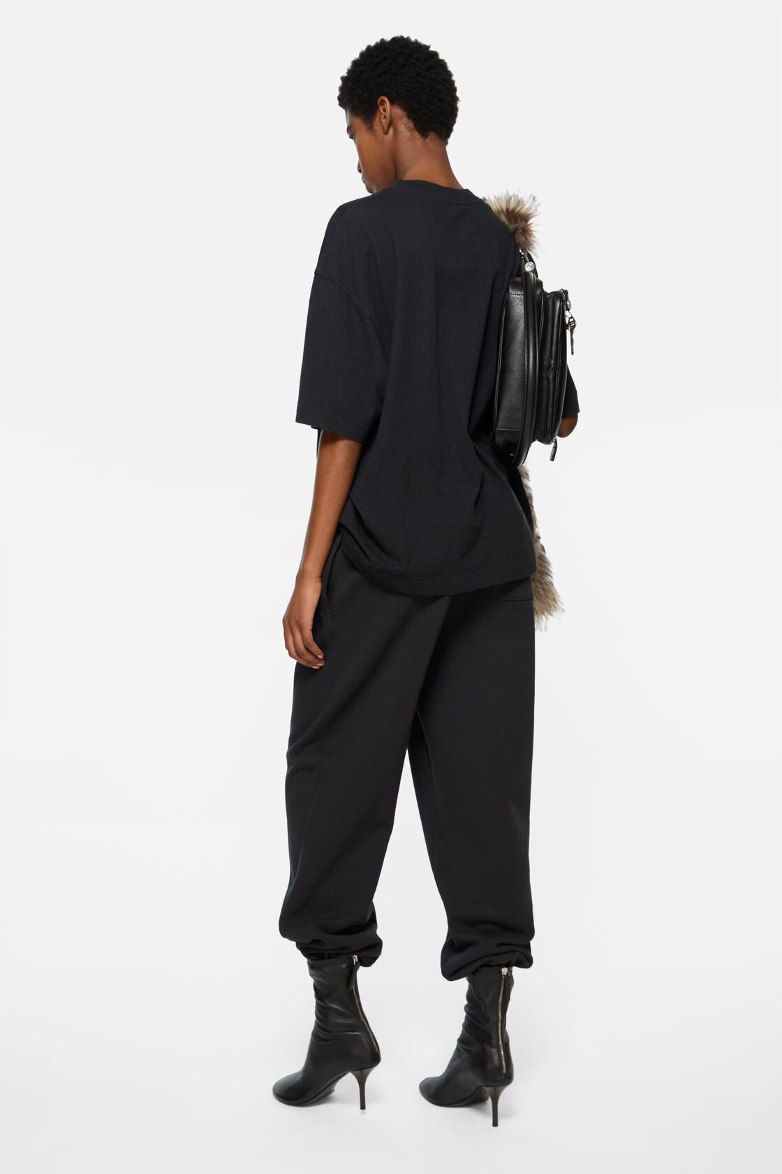 ロゴTシャツ, フェイデッドブラック, 2000x