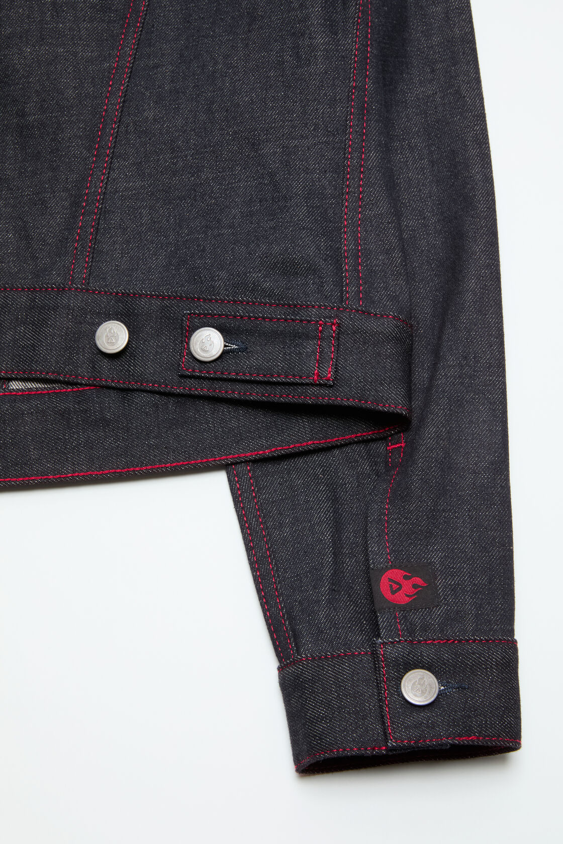 Re-edition raw denim jacket, Mid Blue, 2000x