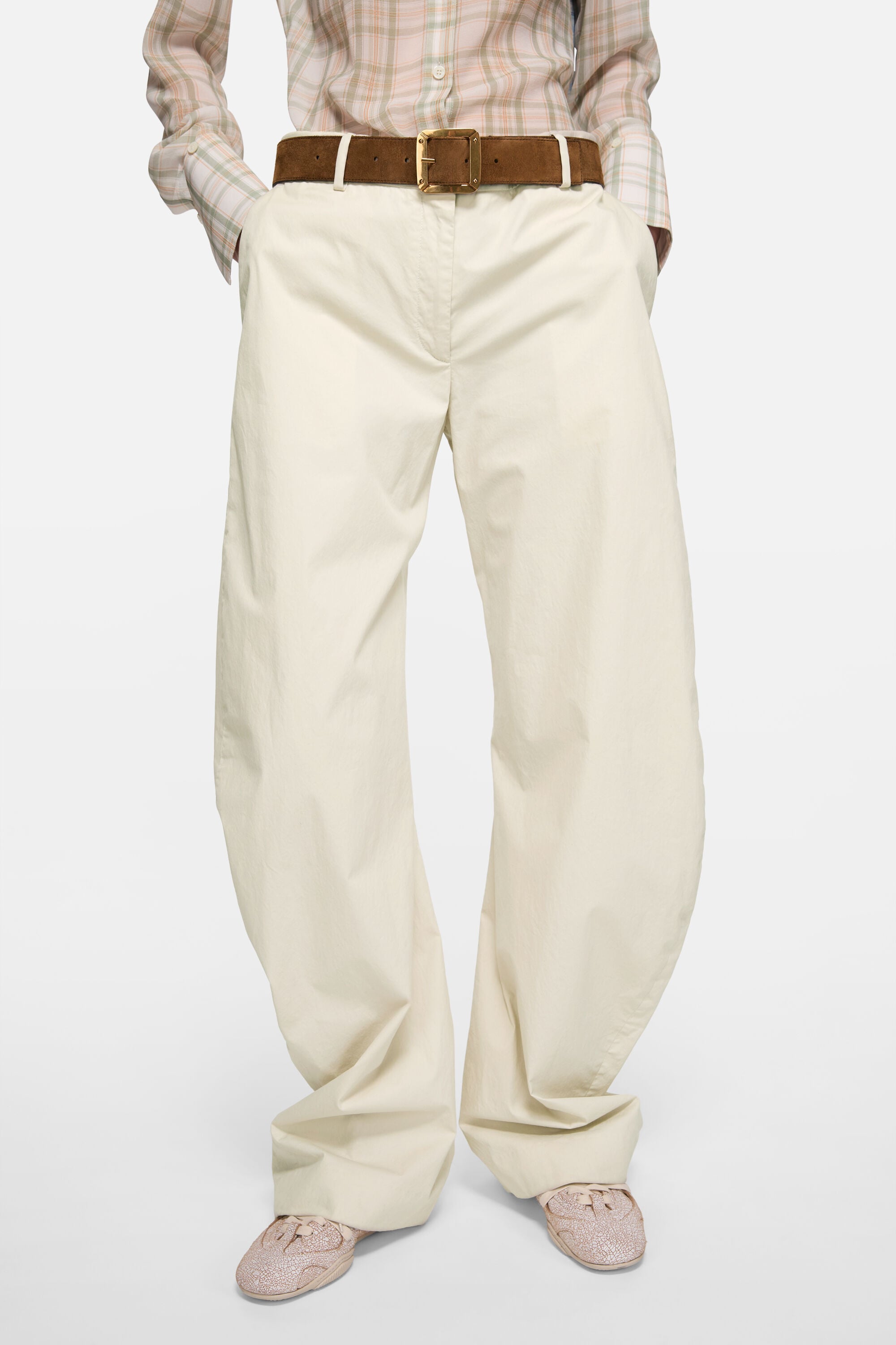 Acne Studios - Casual twill trousers - Light beige