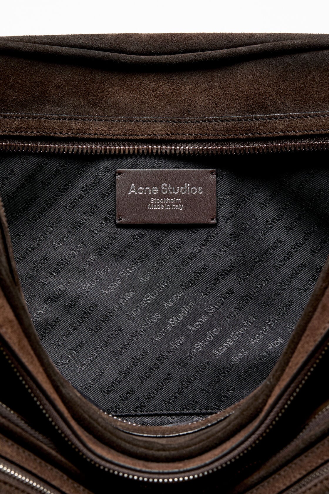 Camero Camera Suede Shoulder Bag, Dark brown, 2000x