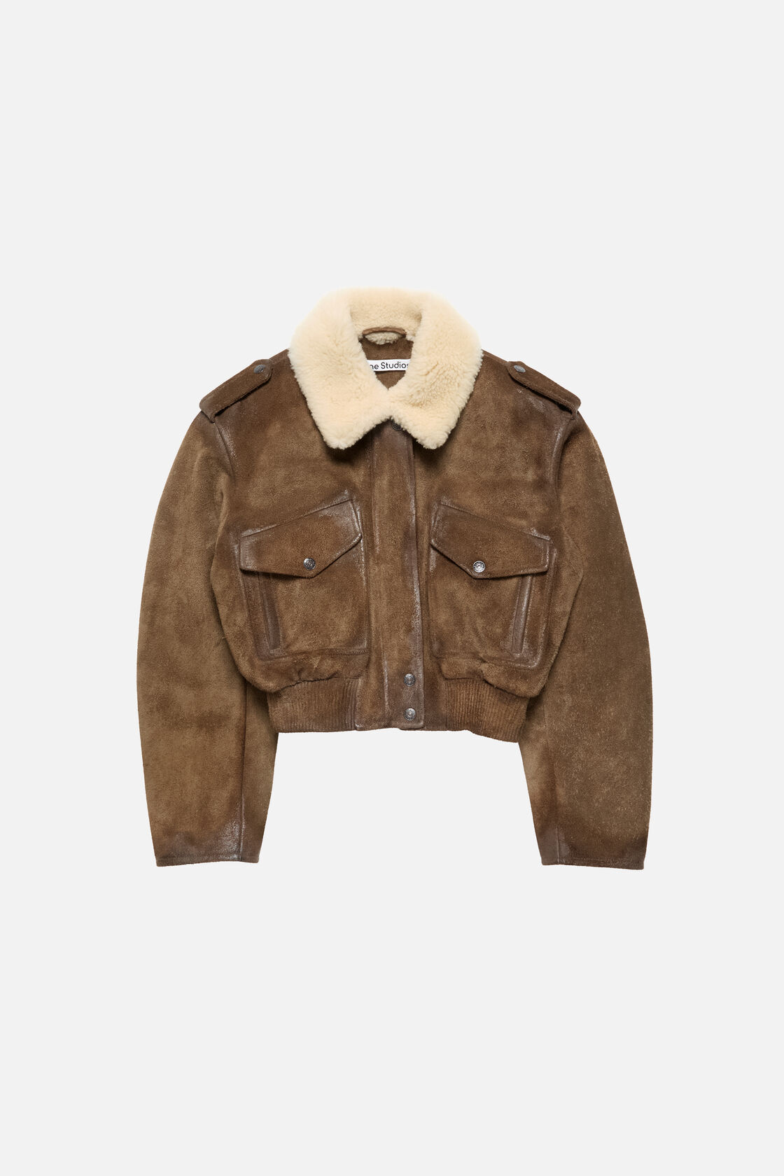 Suede bomber jacket, Camel brown, 2000x