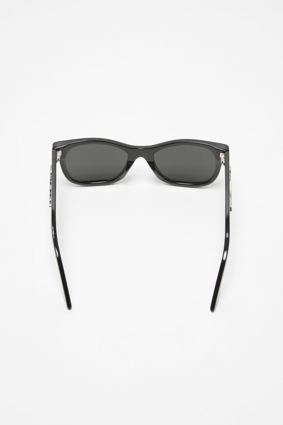 Square-frame sunglasses, Black/black, 2000x