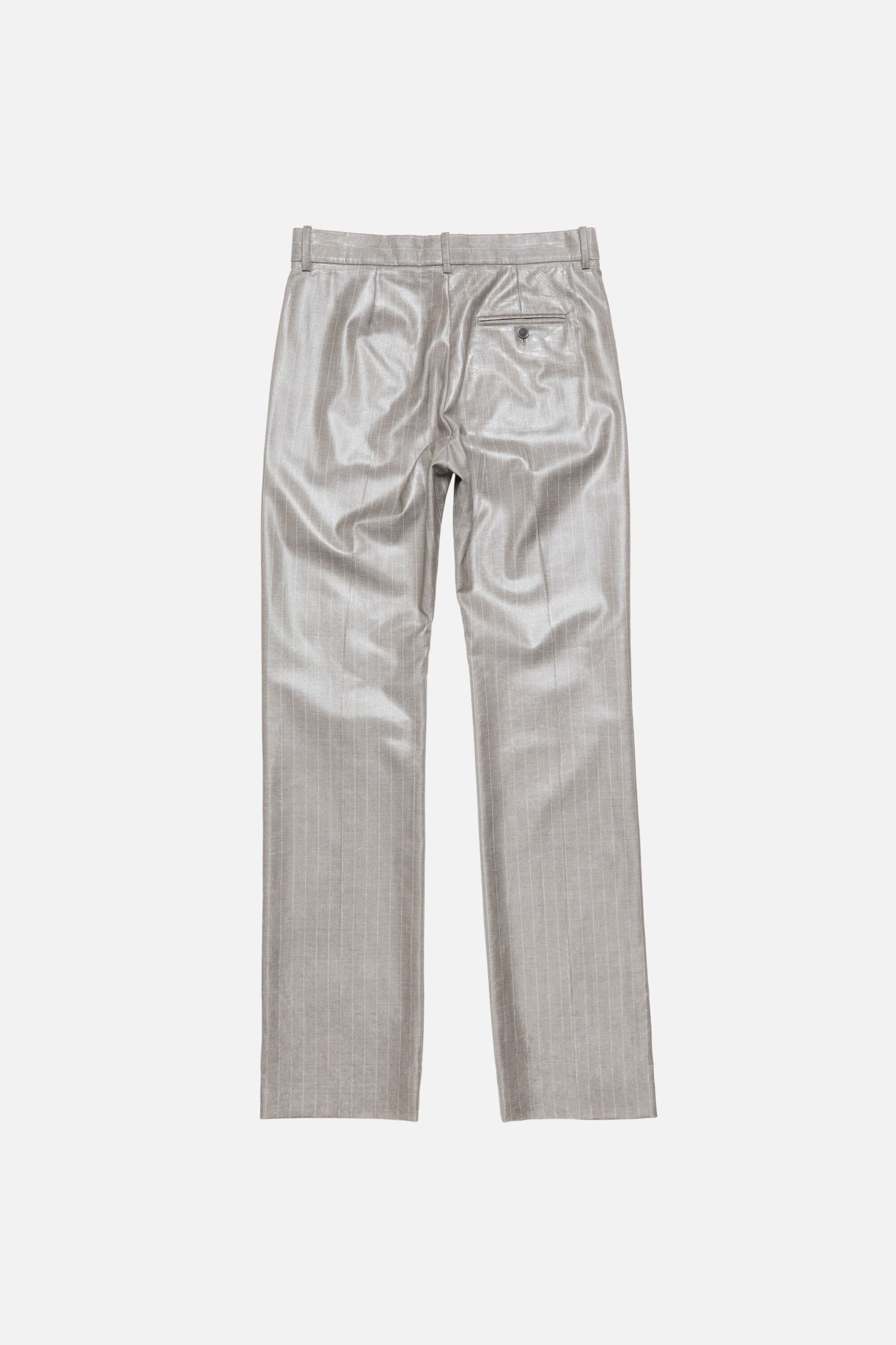 Acne Studios - コーティングピンストライプトラウザーズ - ウォームグレー