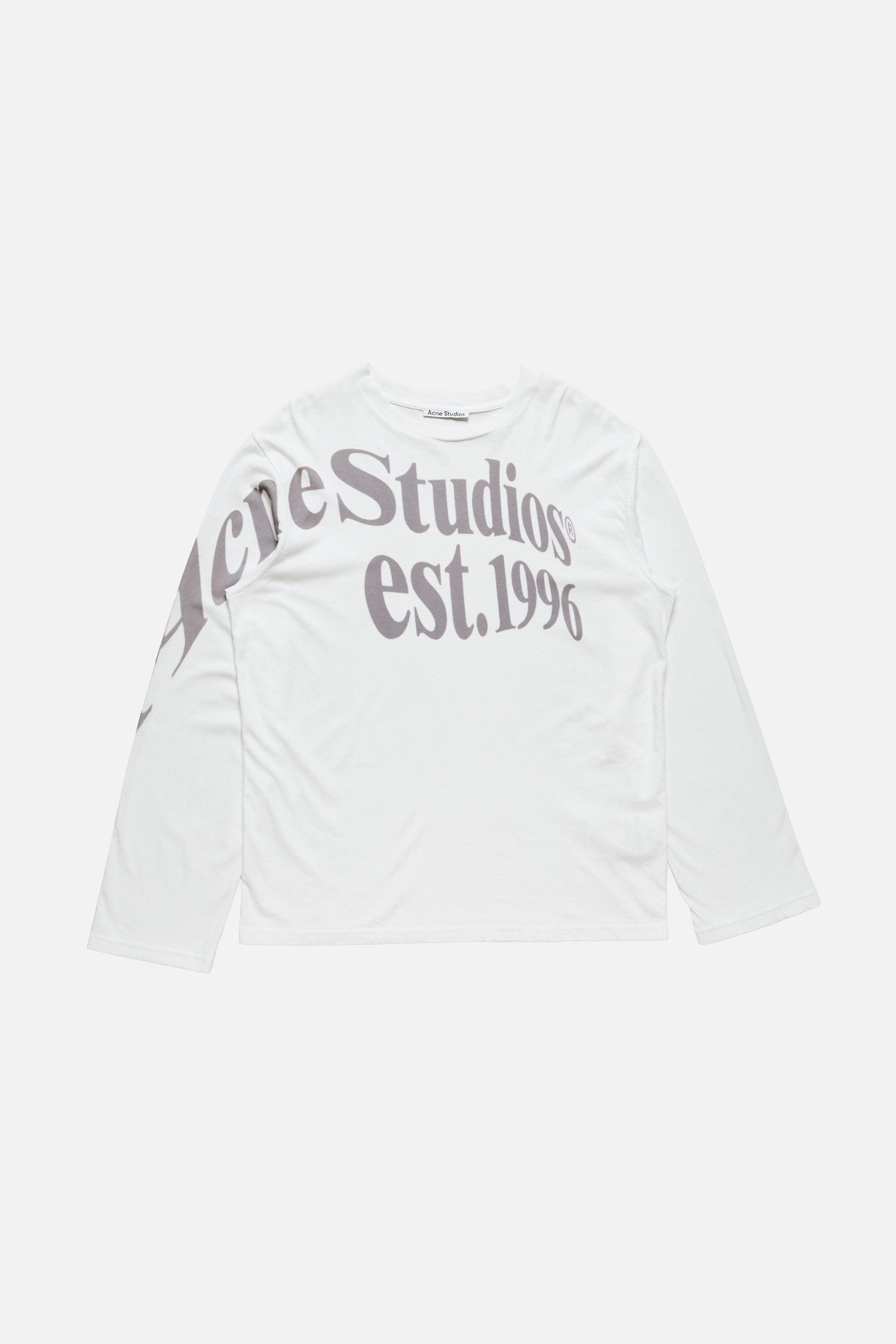 Acne Studios - ロゴTシャツ - リラックスフィット - オフホワイト