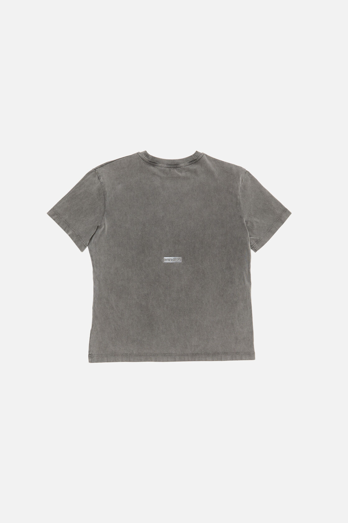 Cotton crewneck t-shirt, Faded black, 2000x