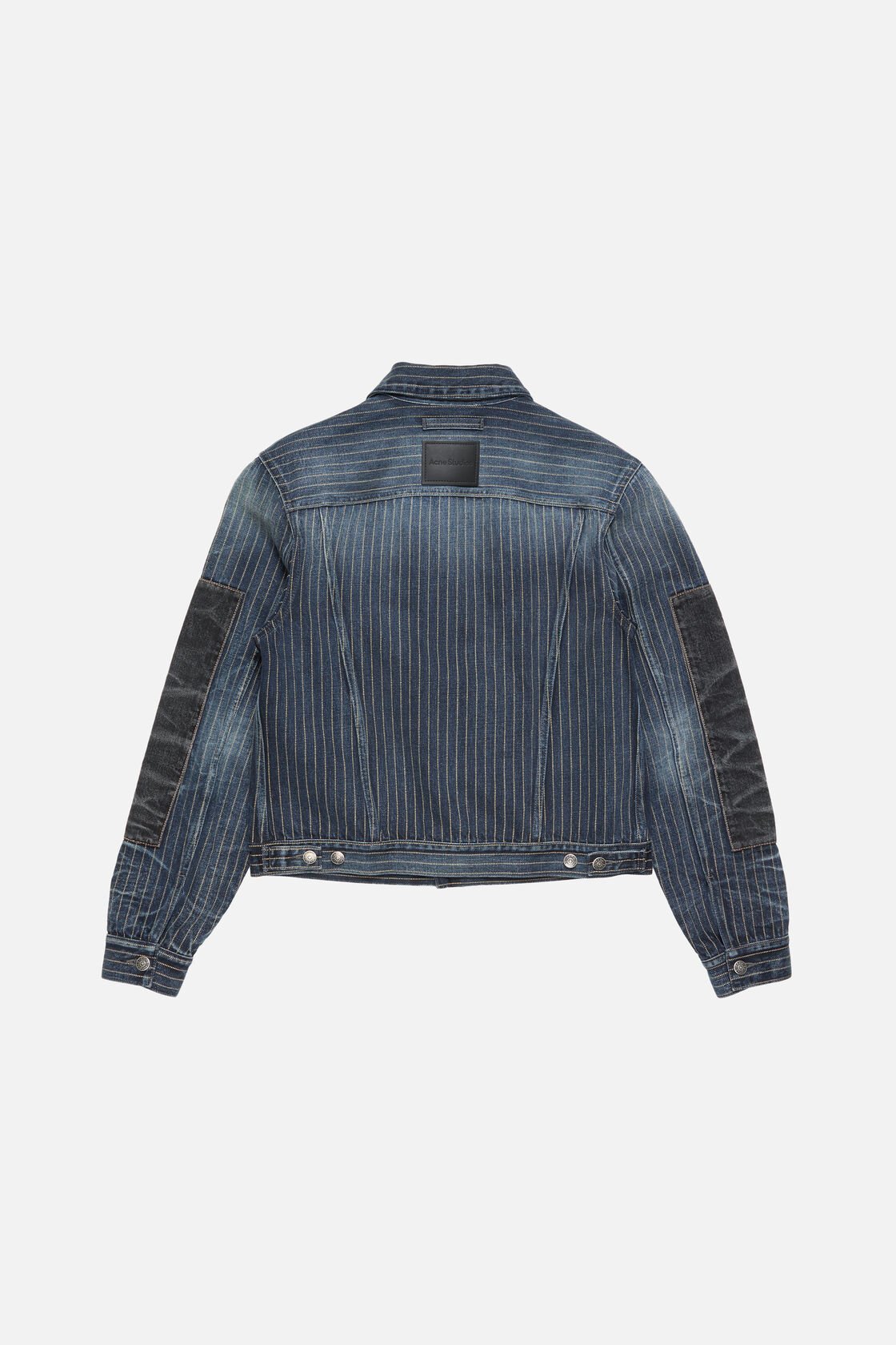 Patchwork denim jacket, Blue/black, 2000x