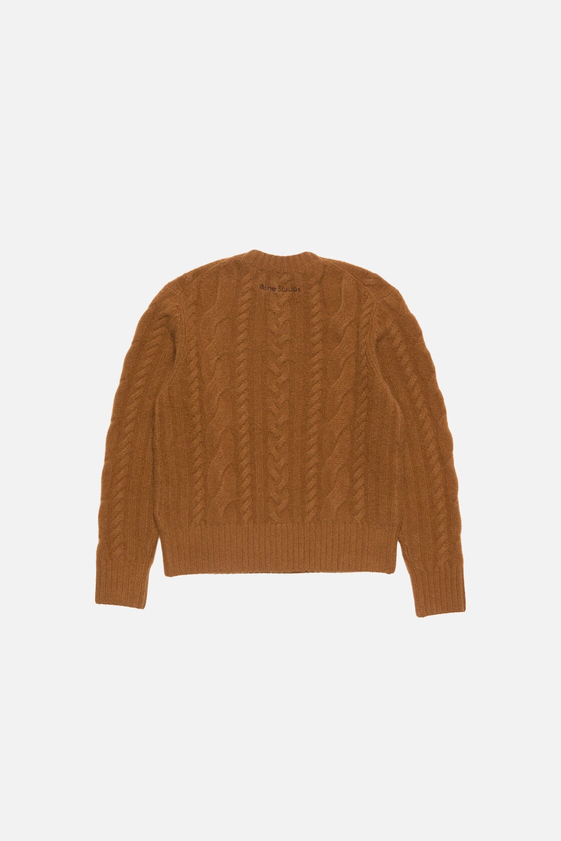 Cashmere Cable-Knit Sweater, Mid brown, 2000x