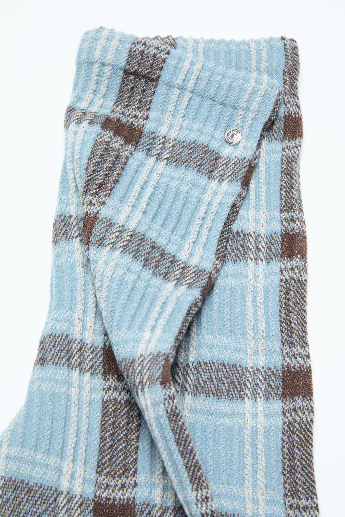 Fitted wool trousers, Blue/brown, 2000x