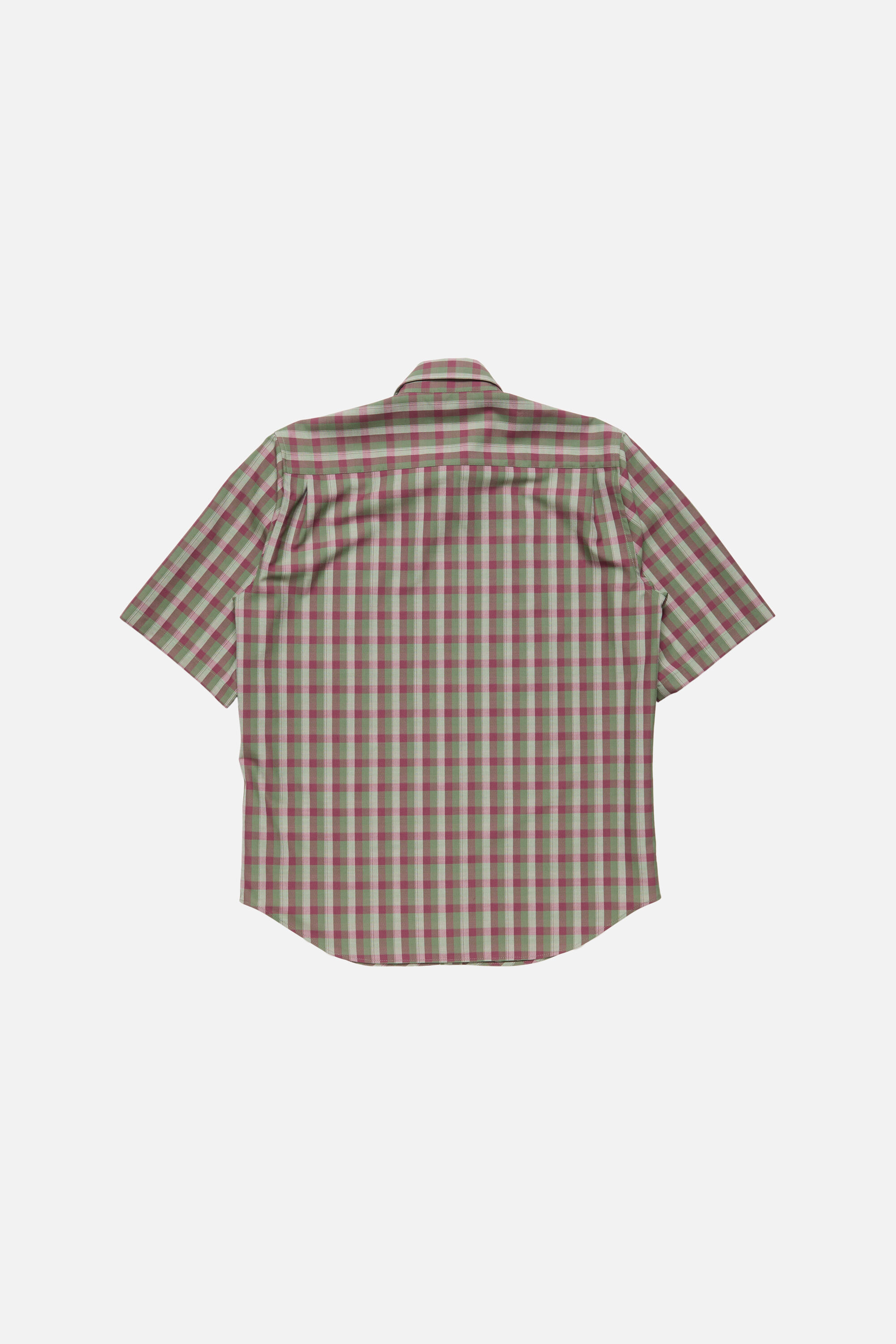 Acne Studios - Check button-up shirt - Green/purple