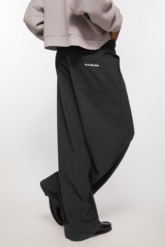 Acne Studios - ロゴスタンプスウェットパンツ - ブラック 