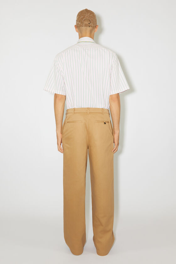 Acne Studios - Twill chino trousers - Camel brown 