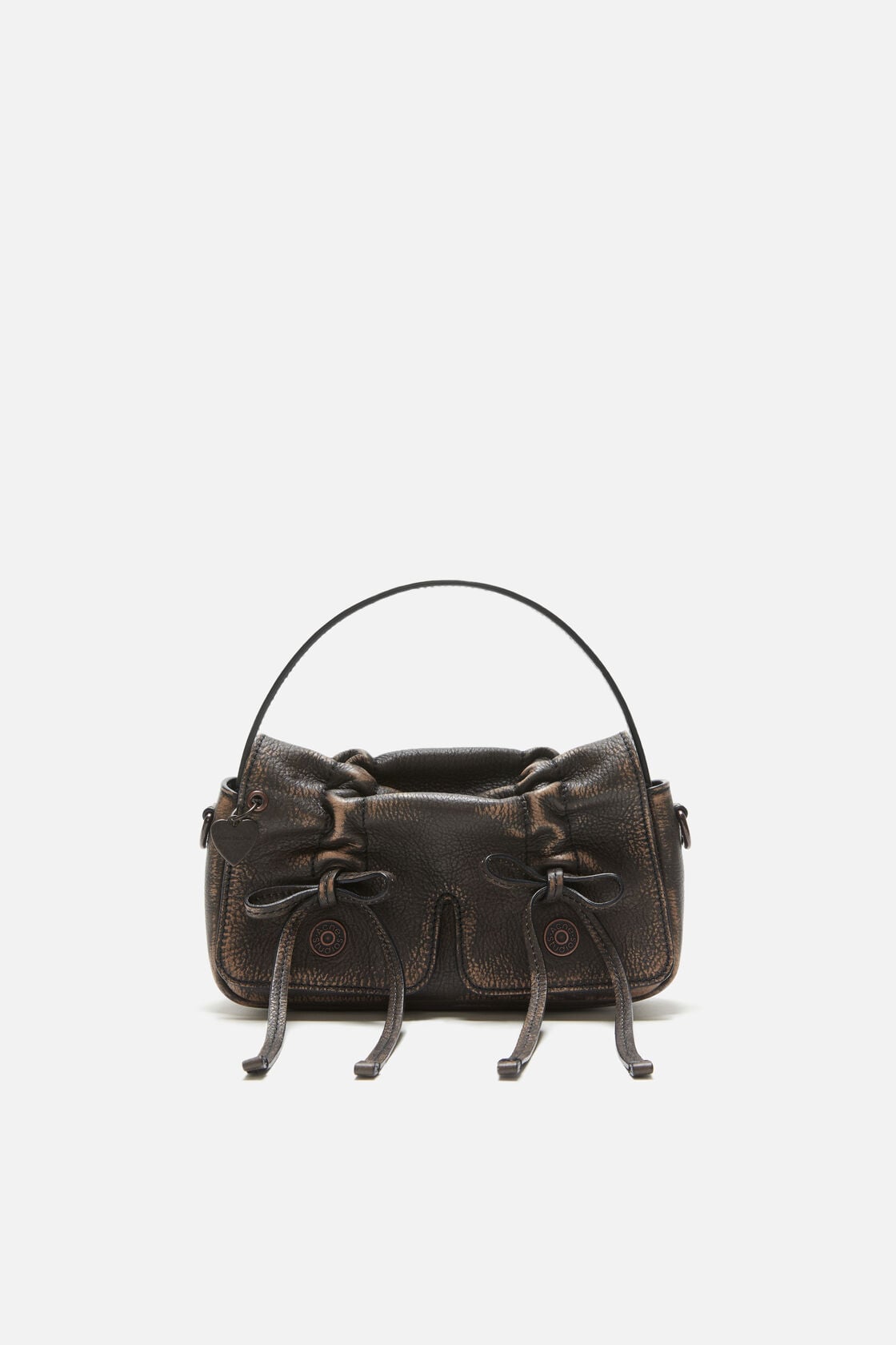 Multipocket micro bag, Dark brown/beige, 2000x