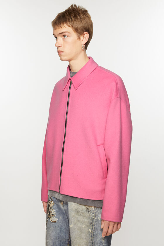 Acne Studios - Wool zipper jacket - Bubble Pink