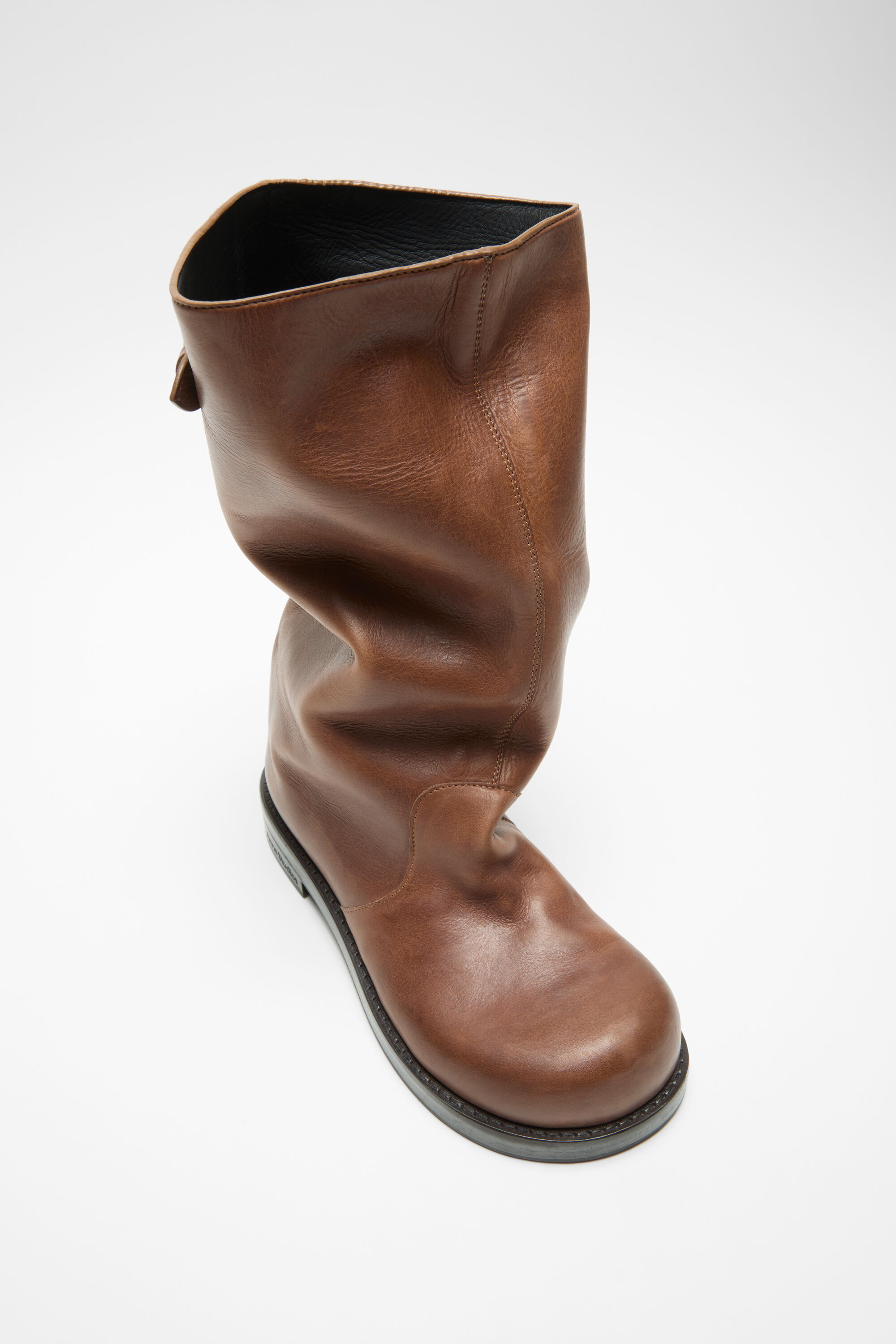 Acne Studios - Leather boots - Dark brown