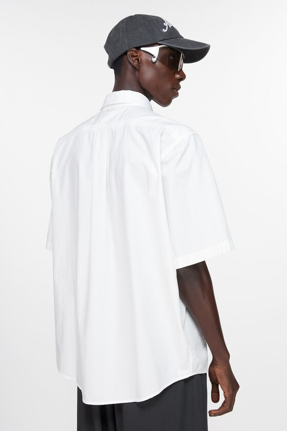 Acne Studios - ショートスリーブ ボタンアップシャツ - ホワイト