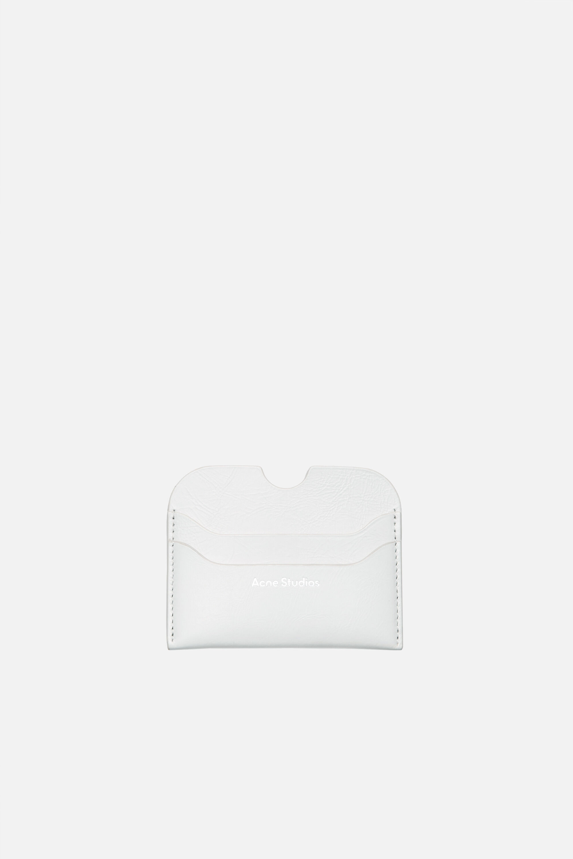 Acne Studios - Leather card holder - Chocolate brown