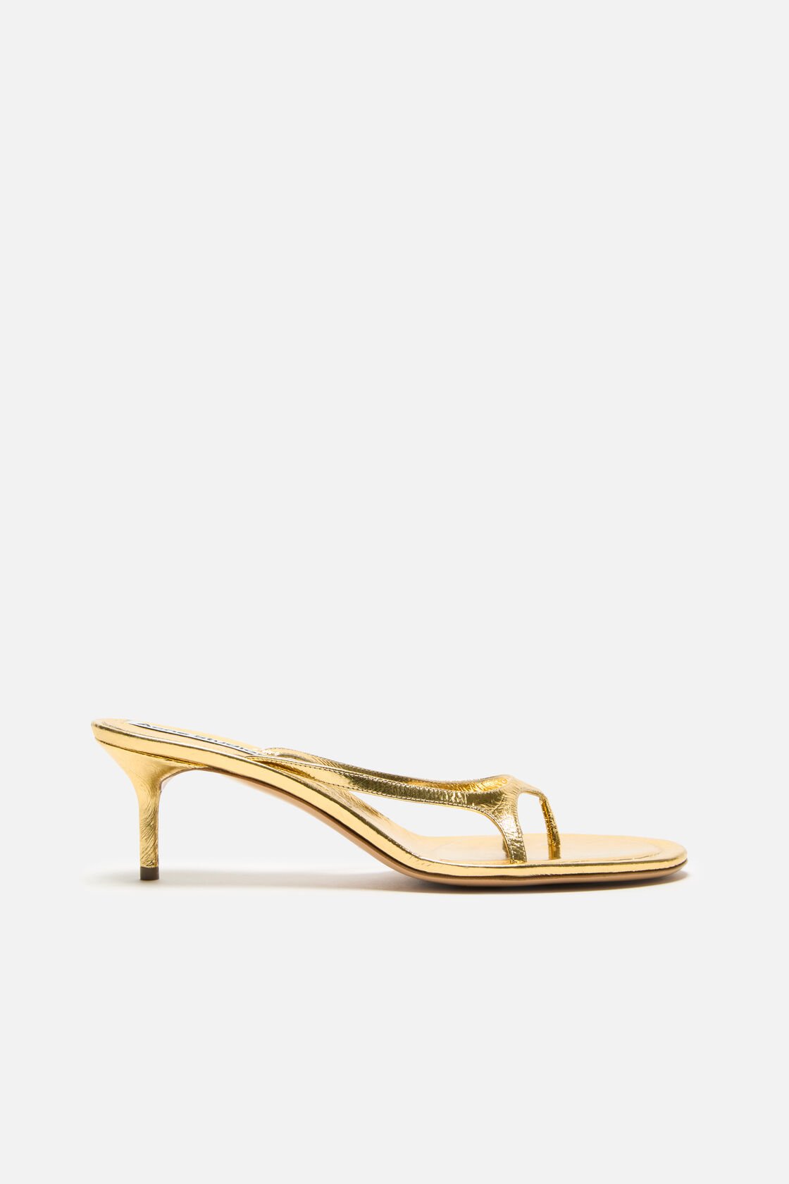 Kitten heel sandals, Gold, 2000x