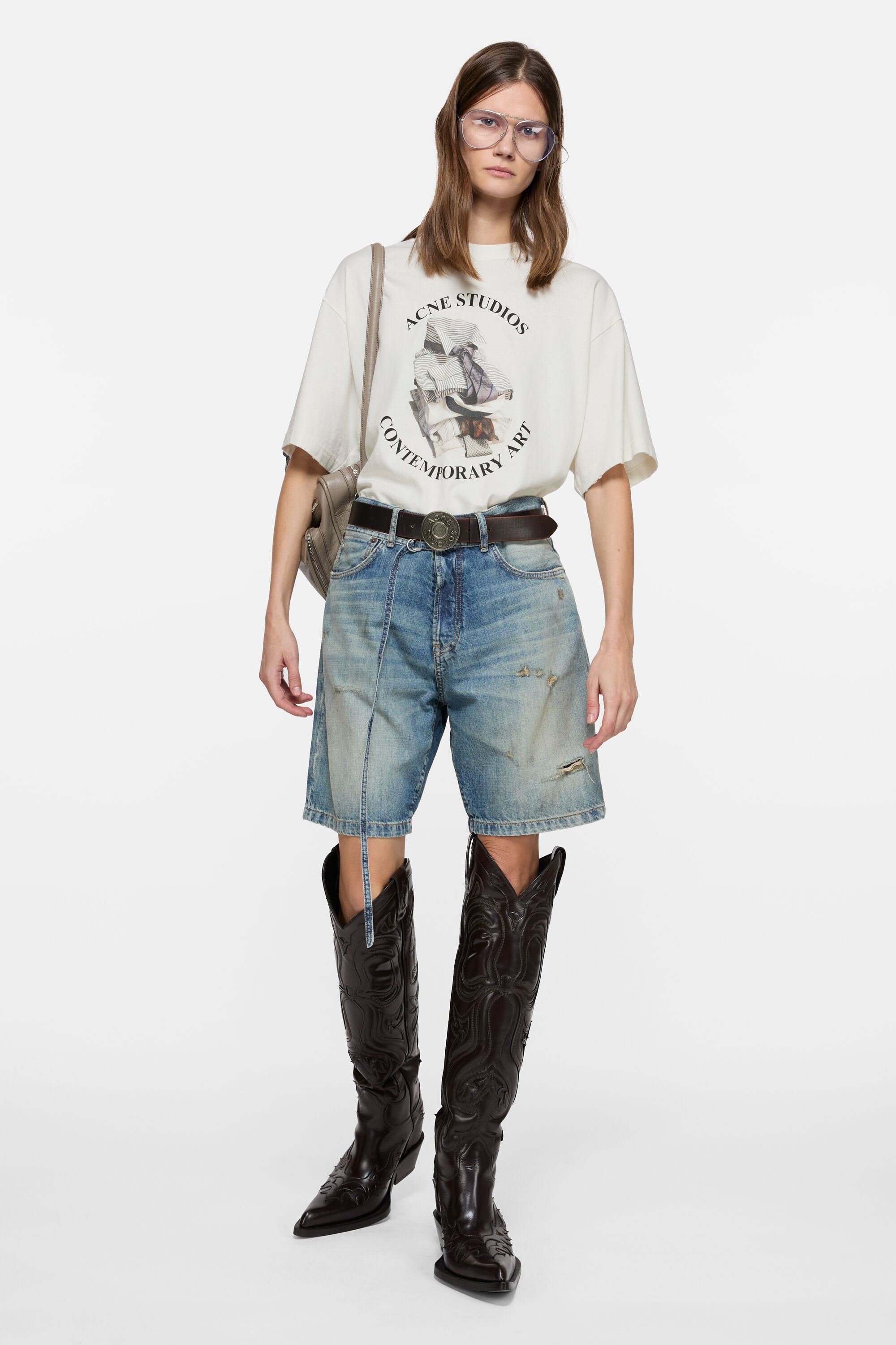 Acne Studios - Printed t-shirt - relaxed - Off white